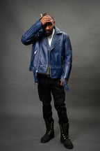 Men's Trey Biker Jacket [Navy]