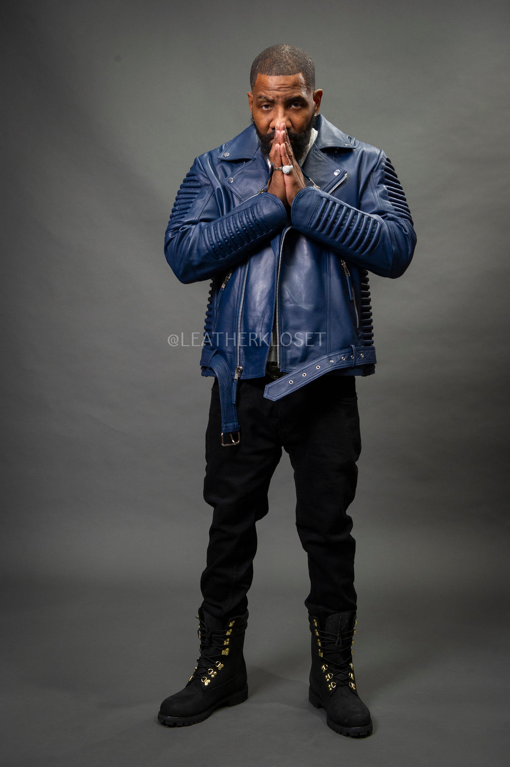 Men's Trey Biker Jacket [Navy]