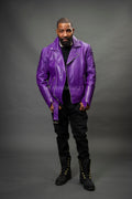 Men's Trey Biker Jacket [Purple]
