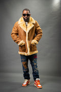 Men's Asher Sheepskin Shearling Coat [Tan]