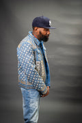 Men's Hand-Made Denim Jacket [Light Blue]