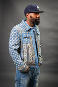 Men's Hand-Made Denim Jacket [Light Blue]