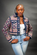 Women's Hand-Made Denim Jacket [Dark Denim]