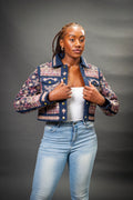 Women's Hand-Made Denim Jacket [Dark Denim]