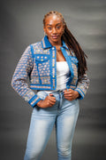 Women's Hand-Made Denim Jacket [Light Denim]