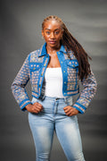 Women's Hand-Made Denim Jacket [Light Denim]