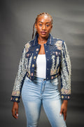 Women's Hand-Made Denim Jacket [Dark Denim]