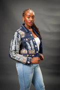 Women's Hand-Made Denim Jacket [Dark Denim]