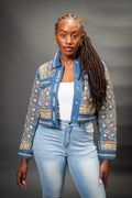 Women's Hand-Made Denim Jacket [Light Denim]