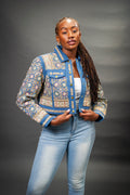 Women's Hand-Made Denim Jacket [Light Denim]