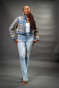 Women's Hand-Made Denim Jacket [Light Denim]