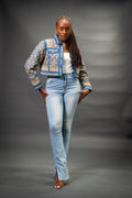 Women's Hand-Made Denim Jacket [Light Denim]