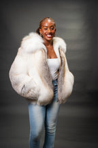 Women's Willow Fox Bomber Jacket [Caramel Swirl]