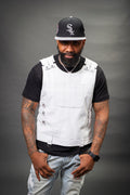 Men's Leather Vegas Vest [White]