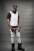 Men's Leather Vegas Vest [White]