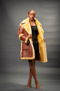 Women's Zuri Sheepskin Coat [Tan]