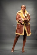 Women's Zuri Sheepskin Coat [Tan]