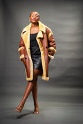 Women's Zuri Sheepskin Coat [Tan]