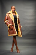 Women's Zuri Sheepskin Coat [Tan]