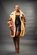 Women's Zuri Sheepskin Coat [Tan]