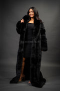 Women's Daisy Full Length Fox Trench [Black]