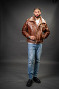 Men's Shepherd Shearling Jacket [Cognac]