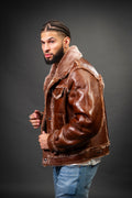 Men's Shepherd Shearling Jacket [Cognac]