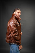 Men's Shepherd Shearling Jacket [Cognac]