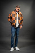 Men's Checkmate Jacket [Caramel Crunch /Copper]