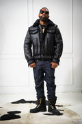 Men's Shepherd Shearling Jacket [Black]