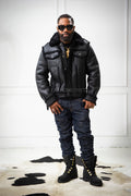 Men's Shepherd Shearling Jacket [Black]