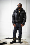 Men's Shepherd Shearling Jacket [Black]