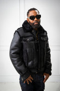 Men's Shepherd Shearling Jacket [Black]