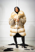 Women's Remi 3/4 Fox Coat [Golden Island]