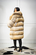 Women's Remi 3/4 Fox Coat [Golden Island]