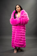 Women's Alia Fox Coat [Hot Pink]