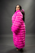 Women's Alia Fox Coat [Hot Pink]