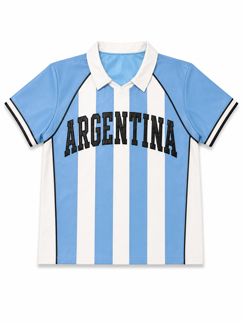 Men's Leather Football Jersey [Argentina]