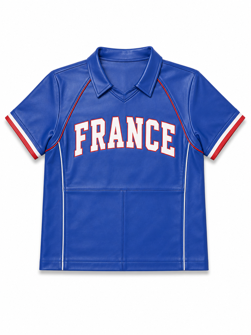 Men's Leather Football Jersey [France]