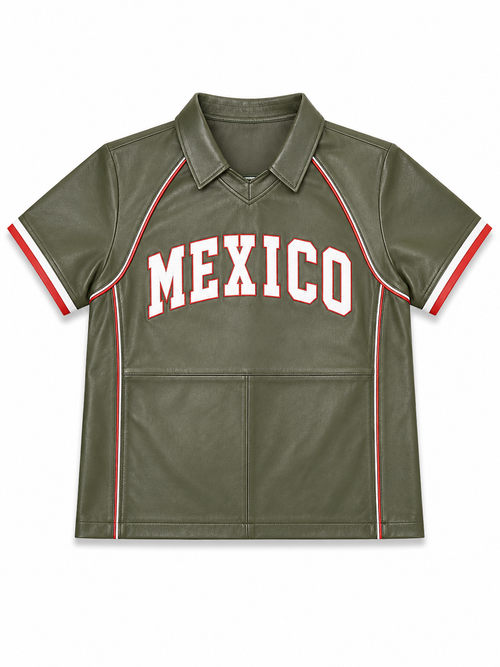 Men's Leather Football Jersey [Mexico]