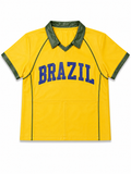 Men's Leather Football Jersey [Brazil]