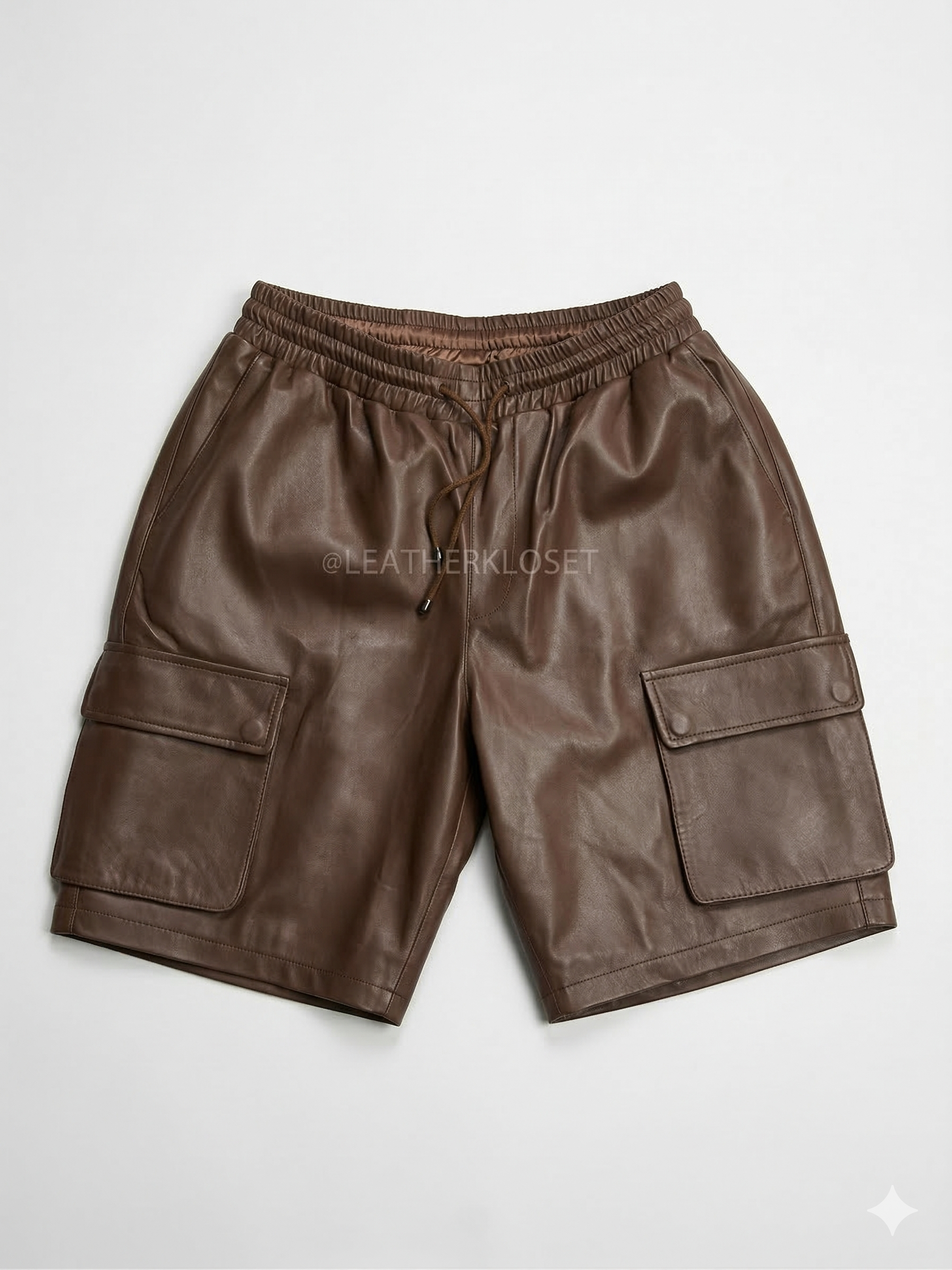 Men's Leather Cargo Shorts – LeatherKloset Men's Leather Cargo Shorts – LeatherKloset