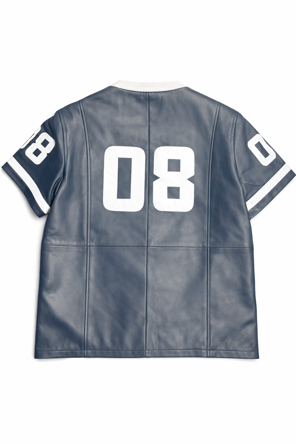 Men's Leather Jersey [Navy/White]