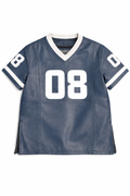 Men's Leather Jersey [Navy/White]