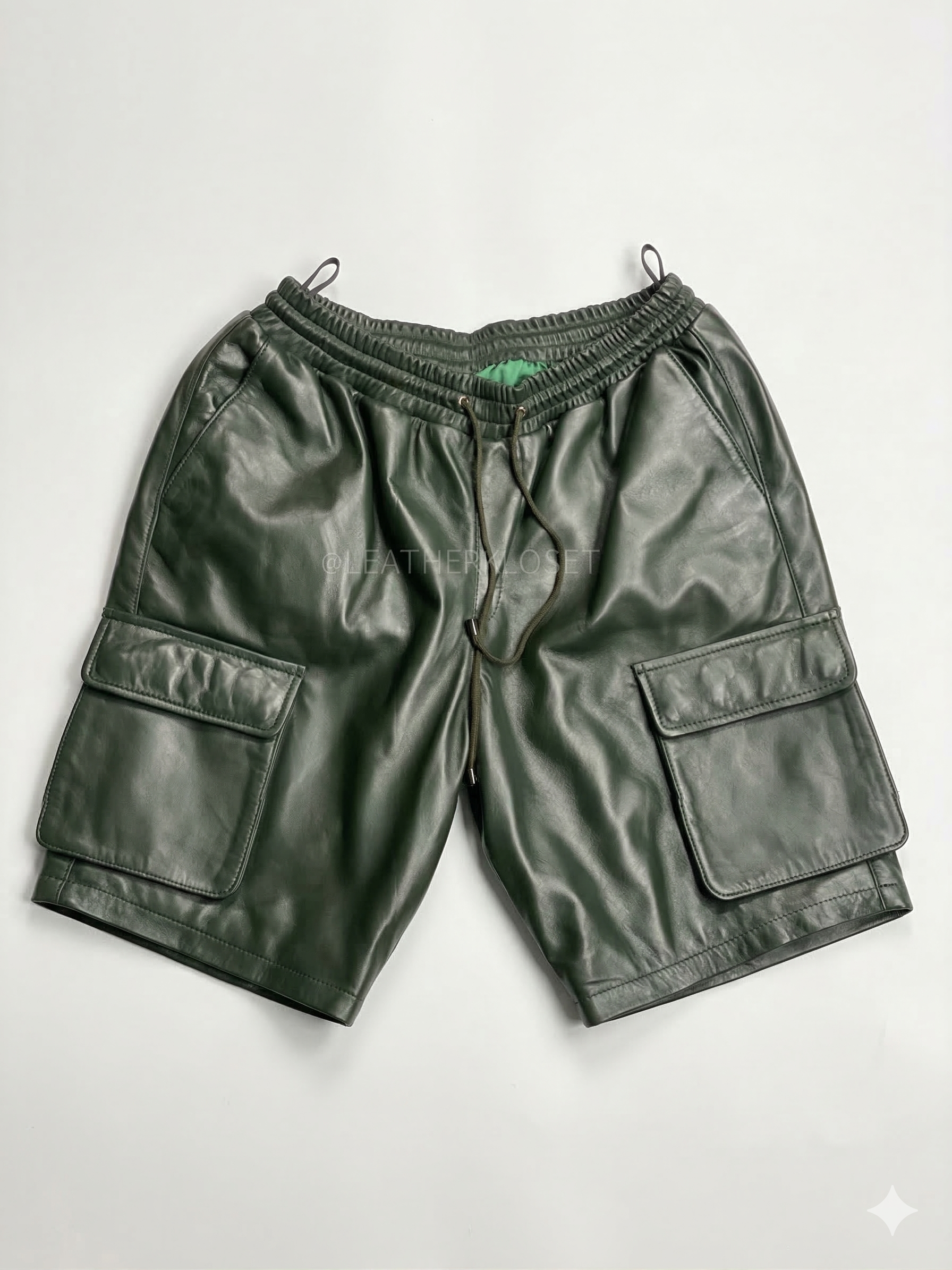 Men's Leather Cargo Shorts – LeatherKloset