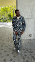 Men's Better Days Jacket And Pant Set [Blue Camo]