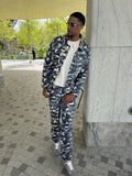 Men's Better Days Jacket And Pant Set [Blue Camo]