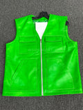 Men's Leather Brooklyn Vest [Slim-Cut]
