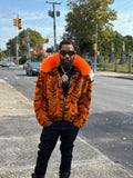 Men's Tigger 2.0 Mink Bomber Jacket [Orange Multi]