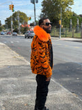 Men's Tigger 2.0 Mink Bomber Jacket [Orange Multi]